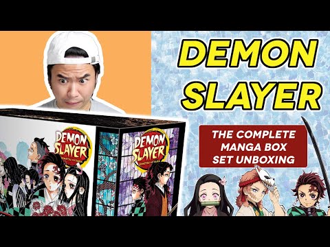 KIMETSU NO YAIBA MANGA COMPLETE Box Set UNBOXING