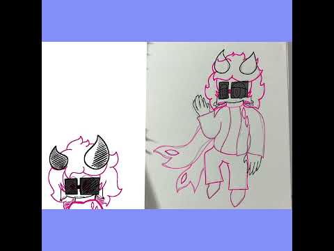 Lurker Ref sheet speedpaint