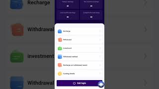 New earning app today recharge and withdraw proof