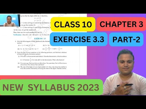 CLASS 10  EXERCISE 3.3  QUESTION 2  (PART 2)🔥🔥