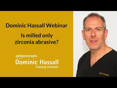 Is milled only zirconia abrasive?