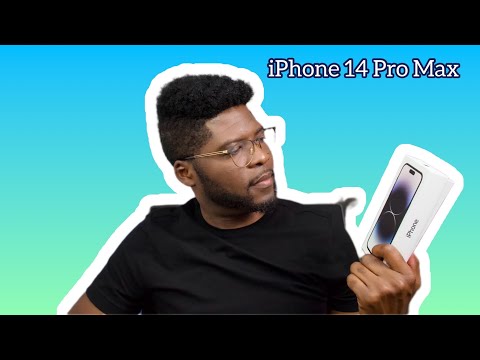 Space Black iPhone 14 Pro Max Unboxing and First Impression