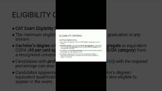 #catexamfullcourse #catexamfulldetails #mba Common Admission Test CAT Exam