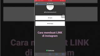 CARA MEMBUAT LINK ORDER DI INSTAGRAM #SHORT #linktree