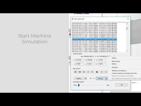 2020 CAM Software Release - Machine Simulator