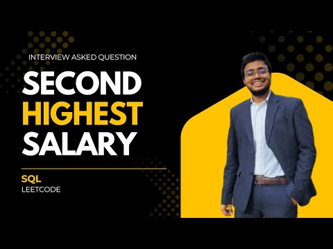 LeetCode SQL: Find the Second Highest Salary Using  DENSE_RANK and sub-query Explained Step-by-Step