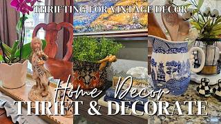 THRIFTING VINTAGE HOME DÉCOR | *Must See* Thrifted Decorating Inspiration!