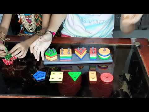 "Boost Your IQ  Mind-Bending Intellectual Geometric Shape Matching: Five Column Blocks Challenge!"