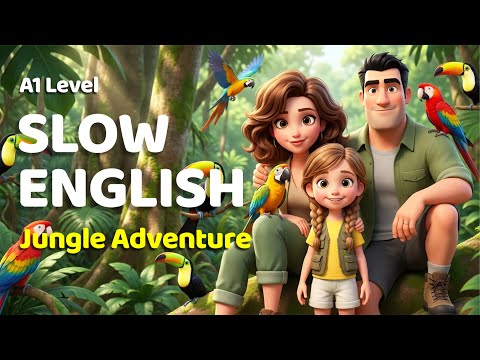 Jungle Adventure | English Listening Practice for Beginners (A1 Level)