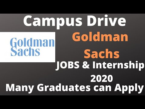 #jobs #internship #placementJobs | Goldman Sachs Jobs 2020 | Best it jobs | Gyanibacha