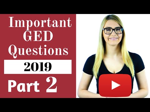 GED Math 2019 - (Part 2) - Pass the GED with EASE