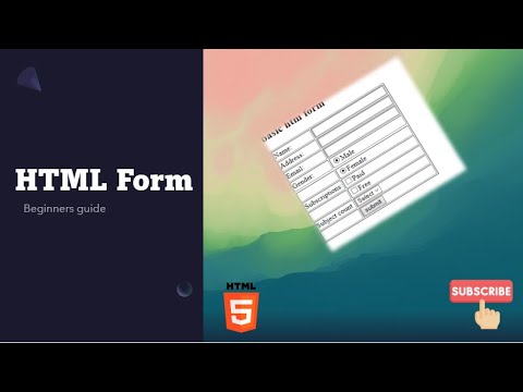 Creating a Basic HTML Form | Step-by-Step Tutorial for Beginners
