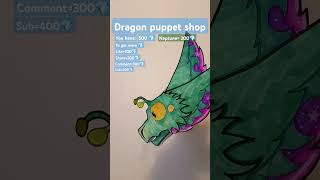 dragon puppets shop :3#paperdragon#dragonart#quadrobics#art#therian#dragon