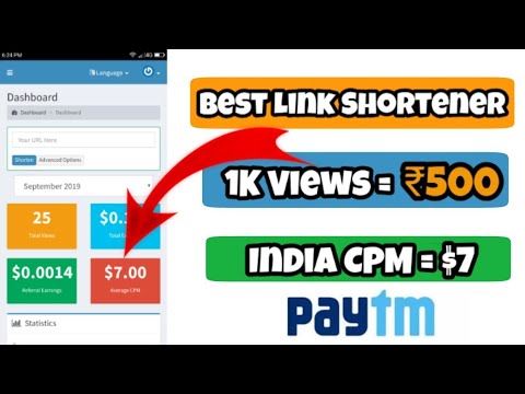 1K views = $5 CPM | Highest Paying URL Shortener Website 2019 | Earn Money by shortening links