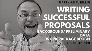 Grant proposal writing: background/ preliminary data & work package design. #funding #proposal #phd