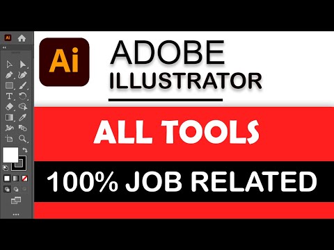 All Tools in Illustrator | Complete Tutorial 2024