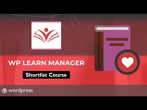 Course shortlist in WP Learn Manager - Best WordPress LMS plugin for Free