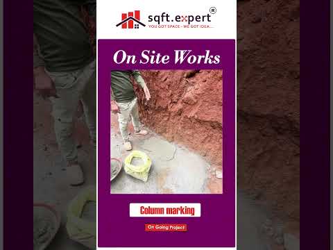 Digital Marking for Footing Marking at ongoing site