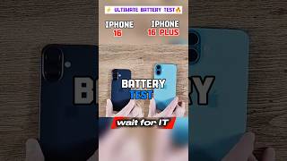 🔥🔋 IPHONE 16 vs IPHONE 16 PLUS - REAL BATTERY TEST 🎉💥.....