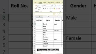 Serial Number लिखने का फार्मूला | Sequence Formula #Shorts #YouTubeShorts #serialnumber #sequence