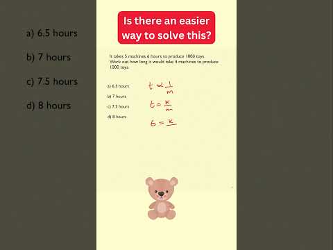 Can You Solve This Manufacturing Problem | Inverse Proportion GCSE Maths