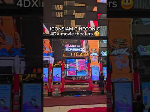 Amazing Iconcineconic Movie Theaters in Bangkok Thailand #iconsiam #trending #viral #travel