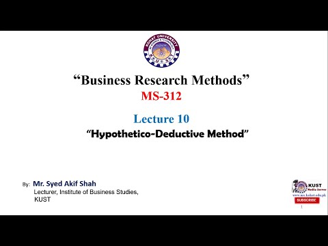 Hypothetico Deductive Method of Research