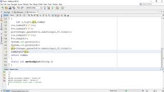 JAVA: STRING - indexOF(); substring(), split().