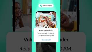School Volunteer App - Easier volunteering for parents #volunteering #schoolapp #schoolcommunity