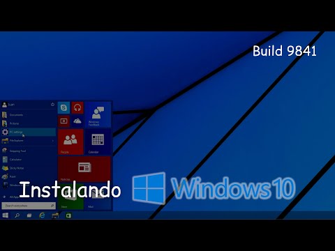Instalando Windows 10 Technical Preview.
