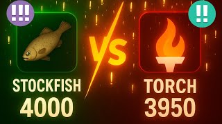Brilliancy Game ‼️💎 | Stockfish 4000 elo vs Torch 3950 elo | Ultimate Challenge   #fypシ #viralvideo 