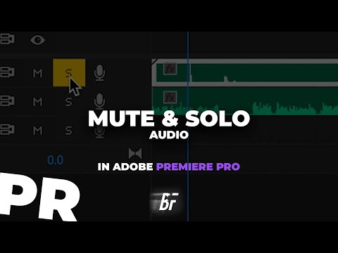 Mute and Solo Audio Tracks in Adobe Premiere Pro (1 Minute Tutorial)