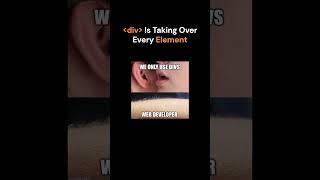 Why Div is Being Overused In Modern Websites?