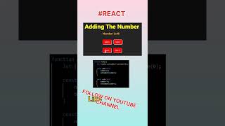 🔥React First Video Using 'useState Function' 🔥#shortsvideo #short #webdevelopment #tech