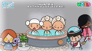 Kpop Demon Hunters bathhouse scene! ✨🫧 | Toca Life World x Kpop Demon Hunters 🌎😈