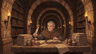 Fantasy Medieval Music for Focus & Study — A Long Study Session in the Old Celtic Room