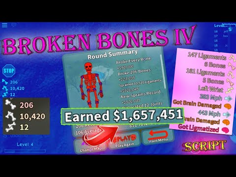 Broken Bones IV Roblox script (auto farm)