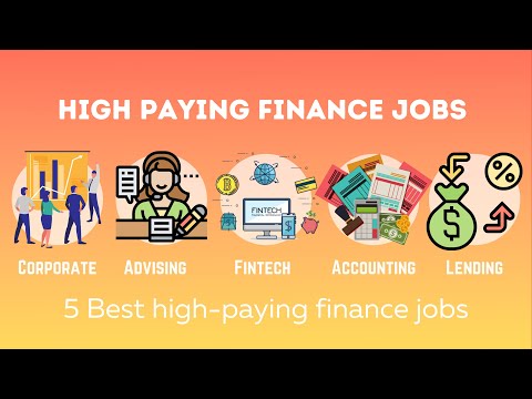 Best High Paying Finance jobs 2024