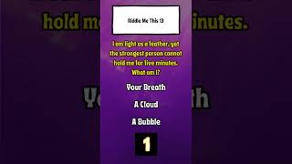 Riddle Me This 13 #quiz #riddles #riddlesolvers #riddlesbybob