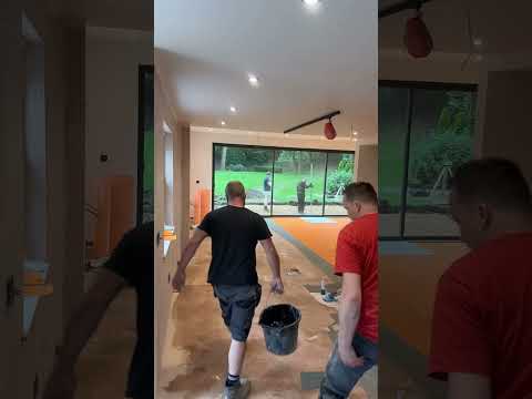 How to install Ditra Matt. #builder #tiles #construction #building #renovation