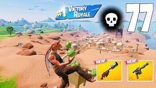 77 Elimination Solo Vs Squads "Zero Build" Gameplay Wins (NEW Fortnite Chapter 6 PC)