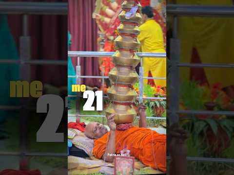 🙏 21 Kalash on Stomach & Nirjal Fasting | Patna Naulakha Mandir Maa Durga Idol | Durga Puja 2025