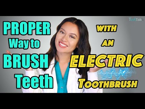 How to Brush Properly with Electric Toothbrush (Burst promo code:QSBD4X)