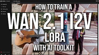 How to Train a Wan 2.1 I2V LoRA with AI Toolkit