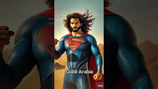 How Superman would've looked like if he was born in different countries 😳  #ai #aiart