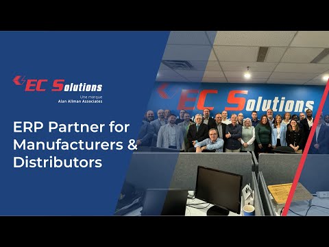 EC Solutions : ERP Partner for Manufacturers & Distributors