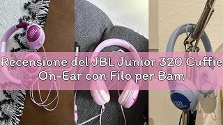 Recensione del JBL Junior 320 Cuffie On-Ear con Filo per Bambini, Microfono Integrato, Safe Sound, L