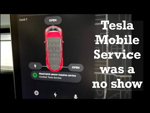 Stood up by Tesla mobile service