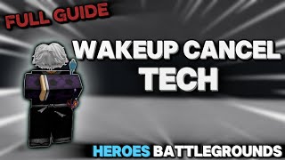 Ragdoll Wakeup Cancel Tech | Full Guide - Roblox Heroes Battlegrounds
