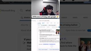 The difference between Bing and Google... #shorts